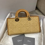Christian Dior Lady D-Joy Bag 26cm Brown