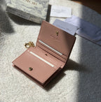 Mini Lady Dior Pink Wallet 11cm