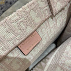 Christina Dior Medium Book Tote Bag 36cm Light Pink