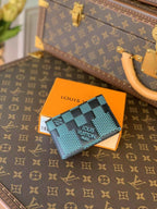 Louis Vuitton Damier Wallet 8cm Green