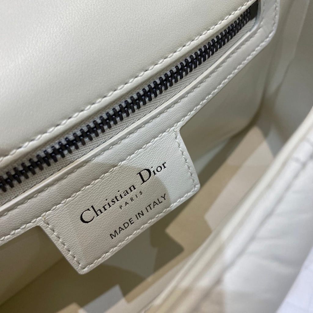 Christian Dior Mini Caro Bag 20cm White