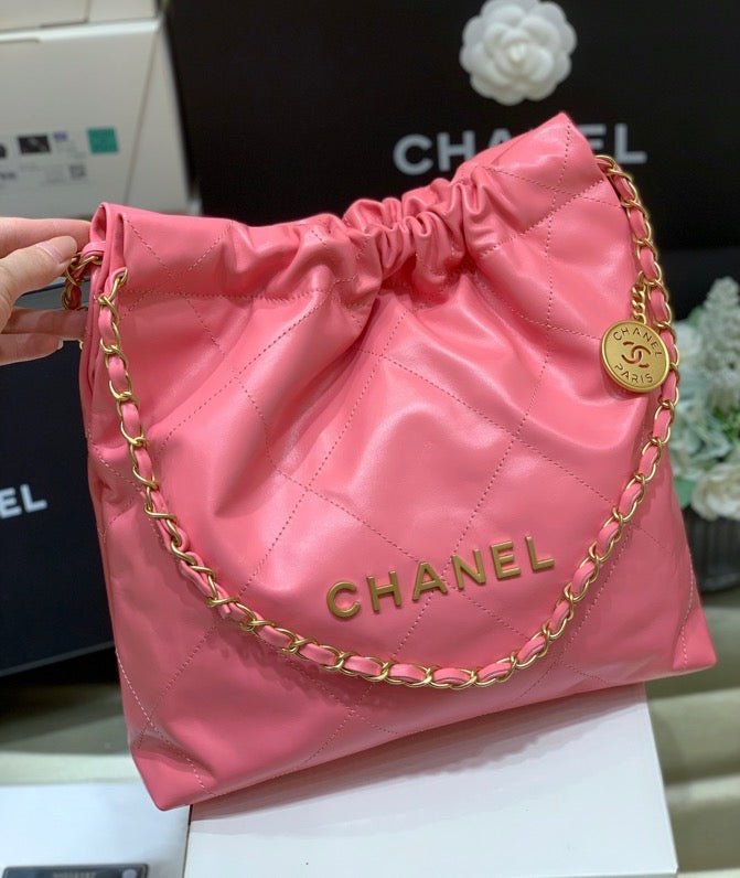 Chanel 22 Large Handbag 37cm Pink