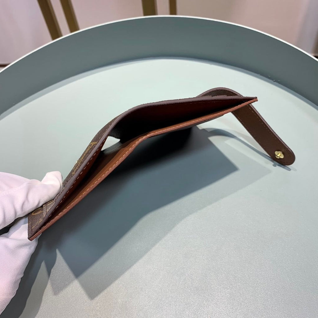 Louis Vuitton Monogram Wallet 12cm Brown