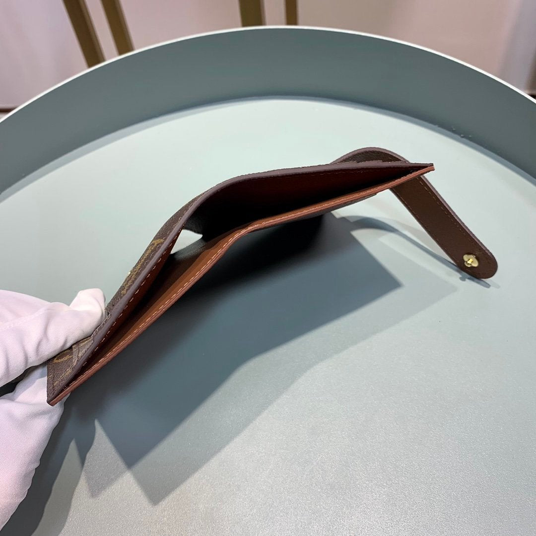 Louis Vuitton Monogram Wallet 12cm Brown