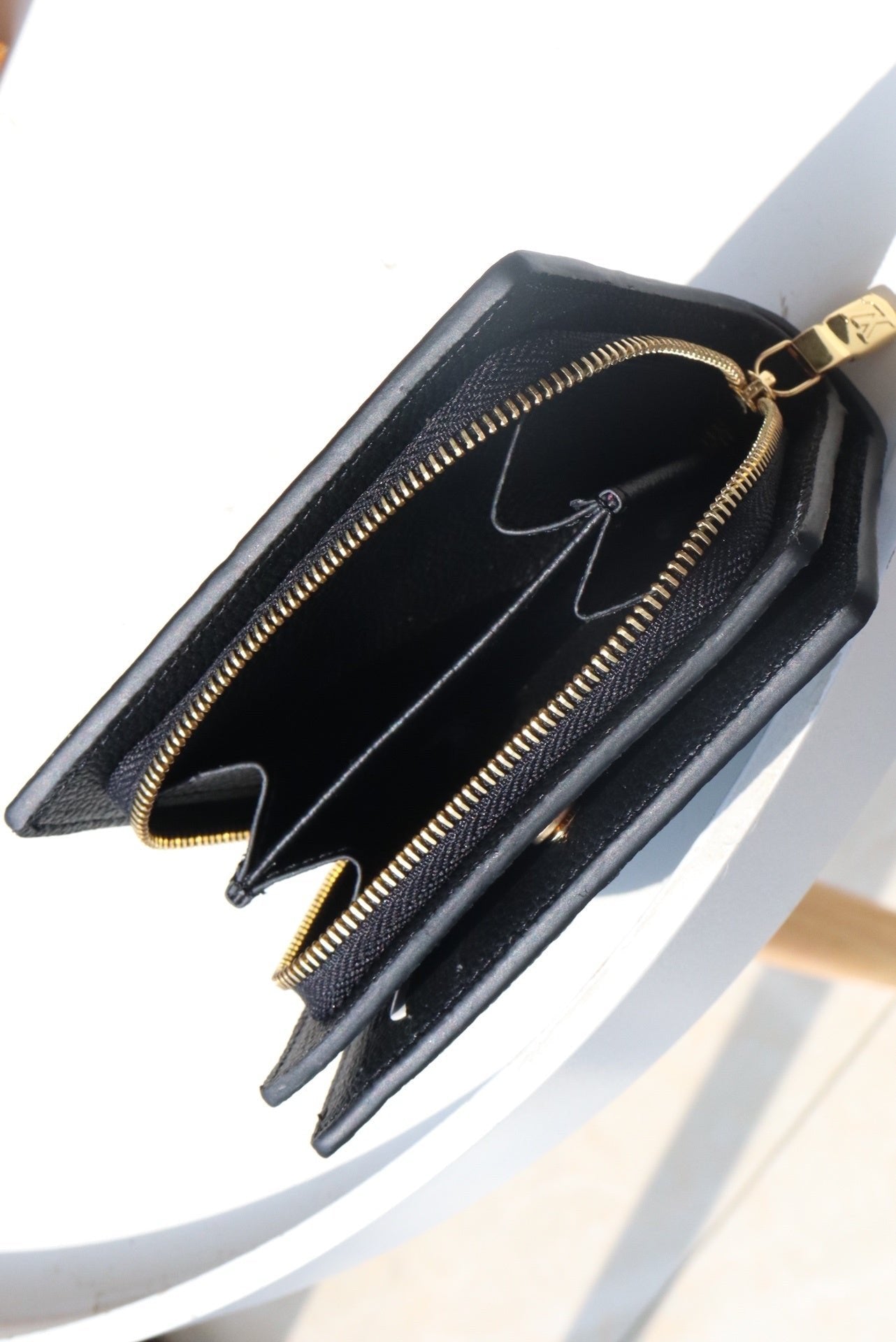 Louis Vuitton Clutch Wallet 12cm Black