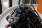 Louis Vuitton Soft Trunk 19cm Blue-White