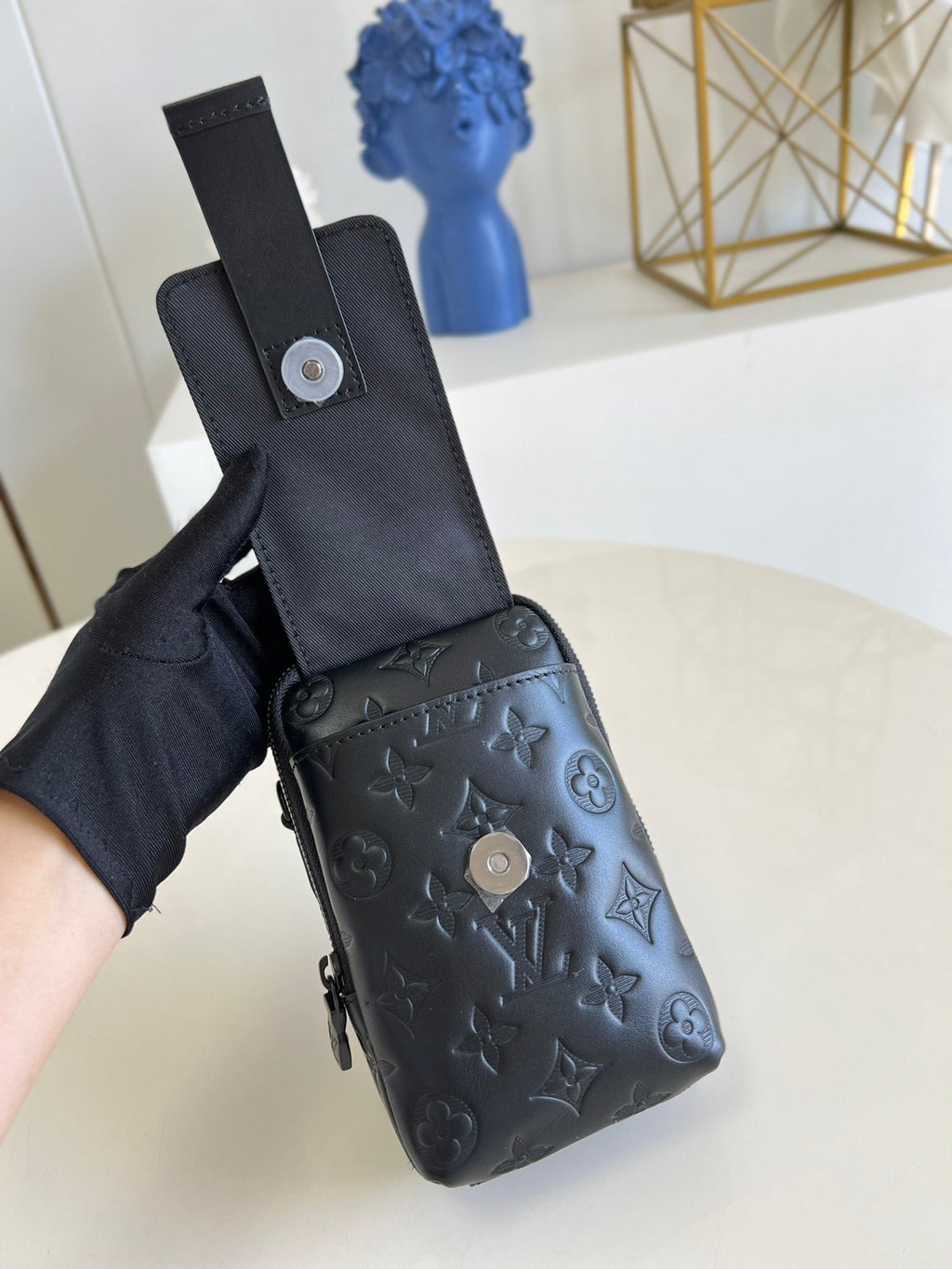 Louis Vuitton Flap Double Phone Pouch 18cm