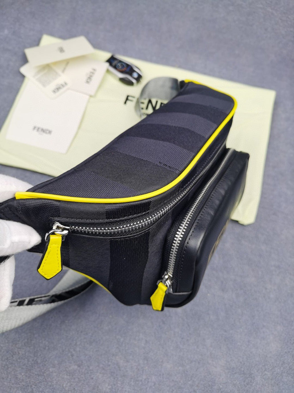 Fendi Belt Bag 18cm Black