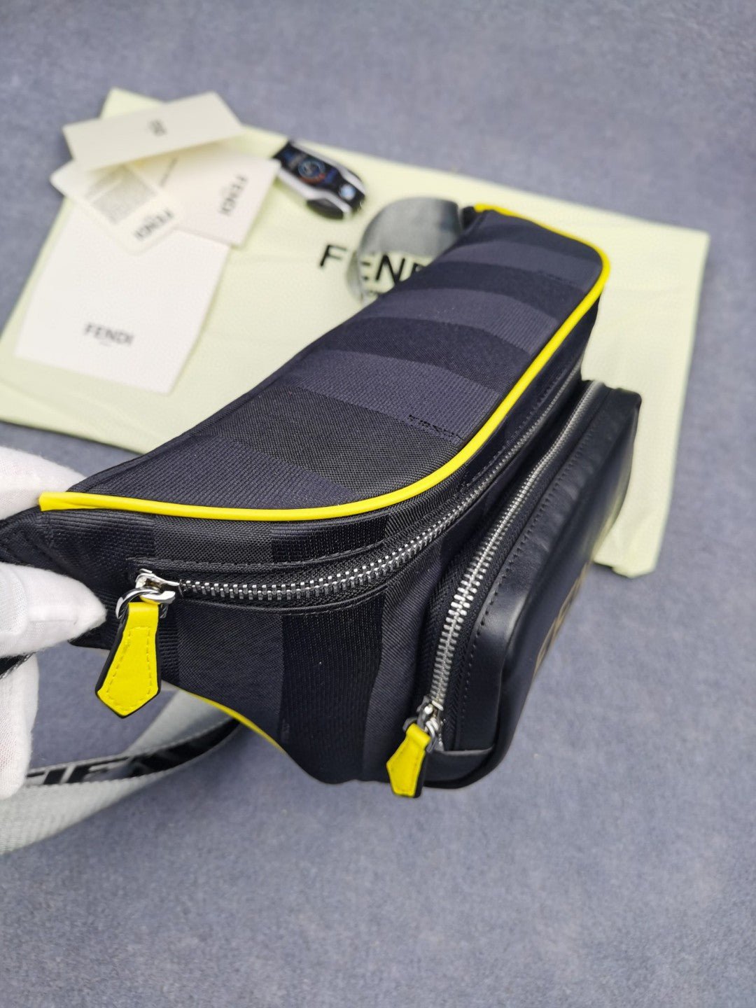 Fendi Belt Bag 18cm Black
