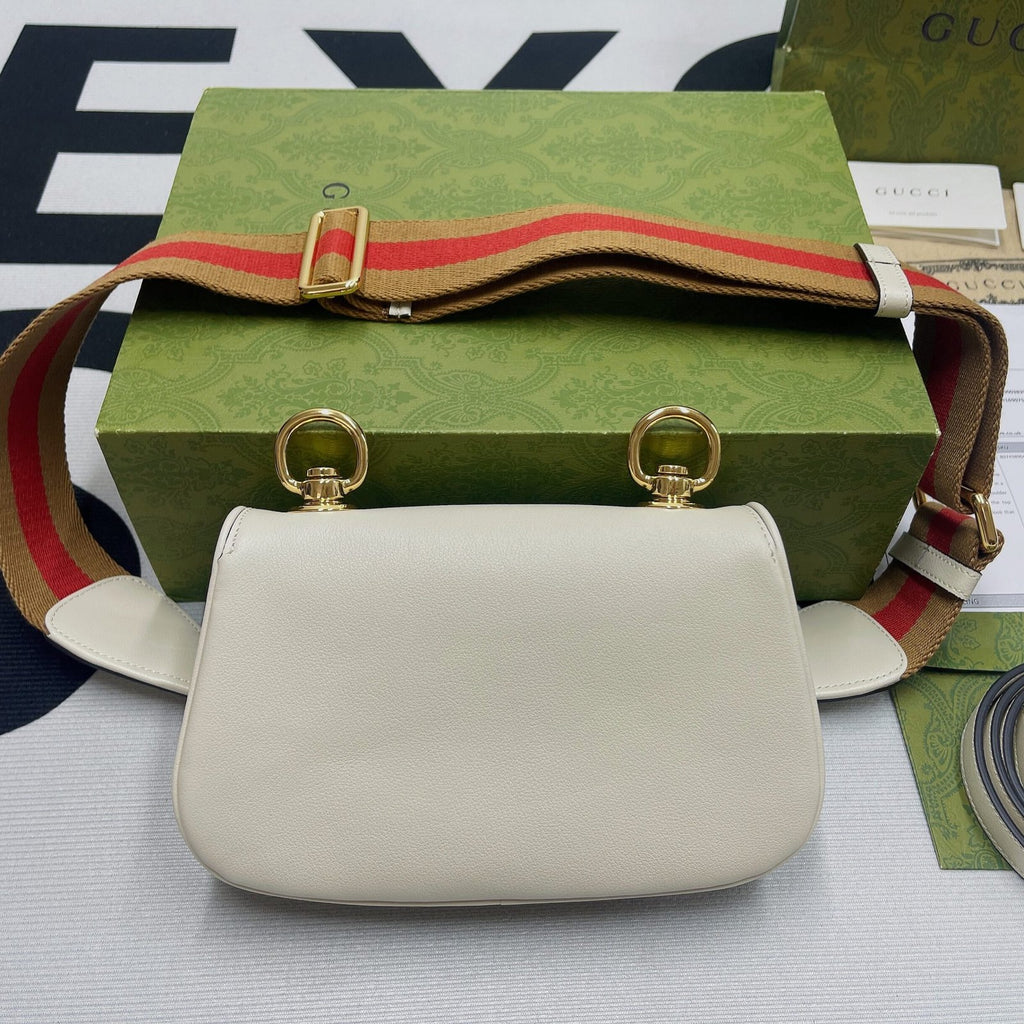 Gucci Blondie Mini Bag White For Women, Women’s Bags 8.7in/22cm