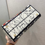 Christian Dior Medium Lady D-Lite Bag 24cm White