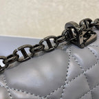 Christian Dior Large Caro Bag 28cm Dark Grey