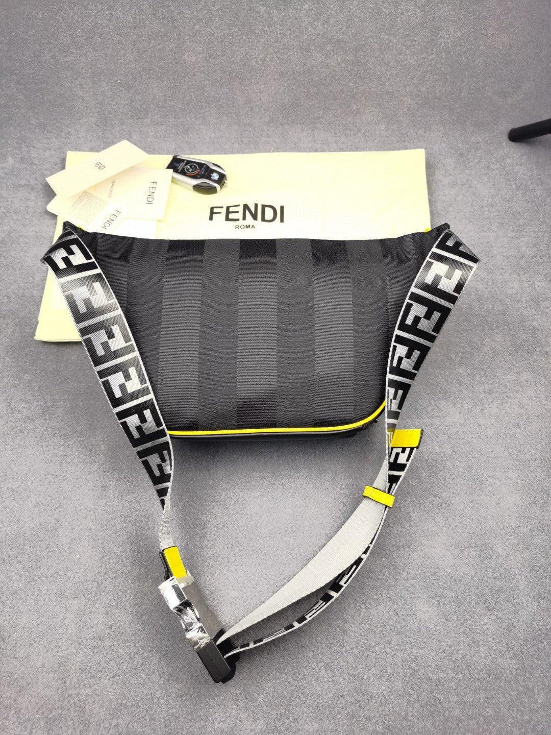 Fendi Belt Bag 18cm Black