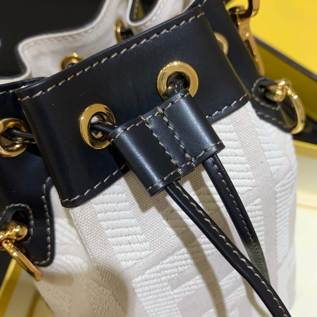Fendi Handle Bag 12cm White
