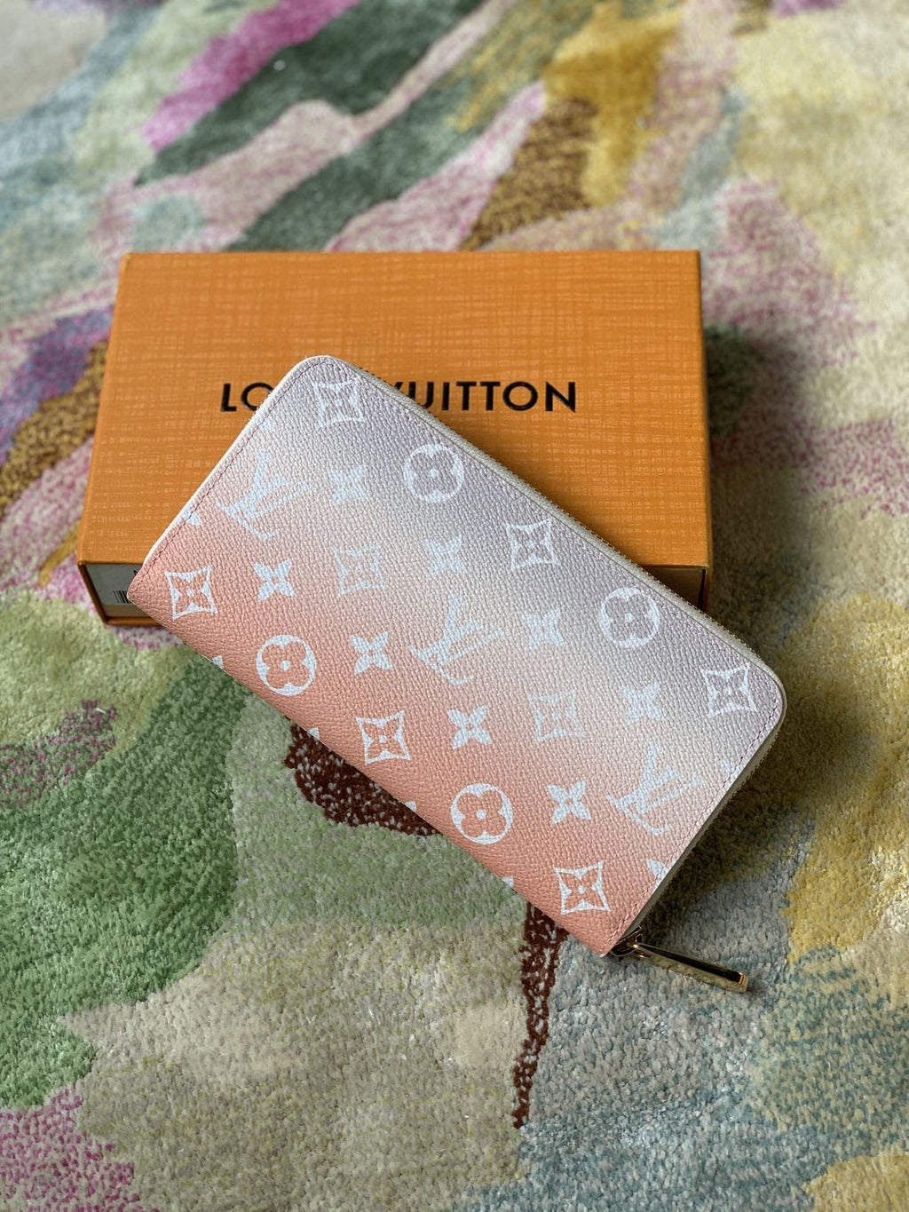 Louis Vuitton Monogram Empreinte Wallet 20cm Purple
