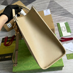 Gucci Small Tote Bag With Interlocking G Beige For Women, Women’s Bags 12.2in/31cm