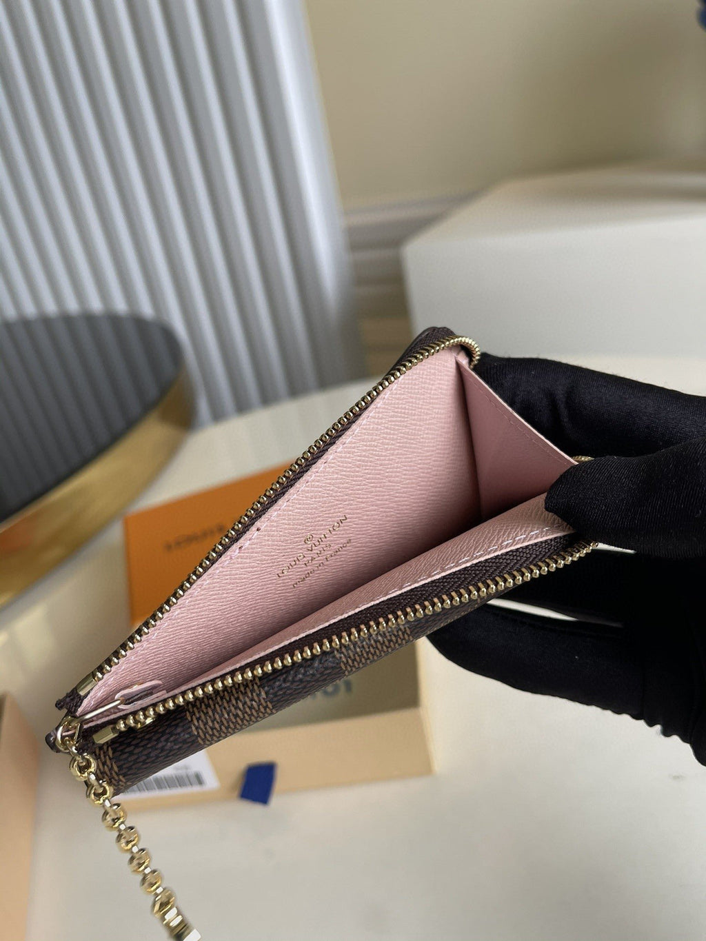 Louis Vuitton Monogram Empreinte Wallet 13cm Brown