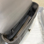 Christian Dior Large Caro Bag 28cm Dark Grey