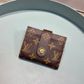 Louis Vuitton Monogram Wallet 12cm Brown