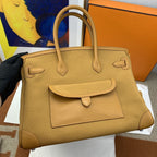 Hermes Birkin Cargo 35 Beige, Silver Toned Hardware Bag For Women, Women’s Handbags, Shoulder Bags 13.8in/35cm