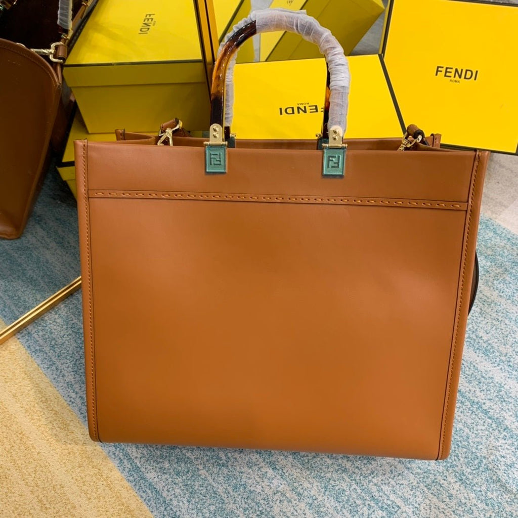 Fendi Sunshine Handle Bag 36cm Brown