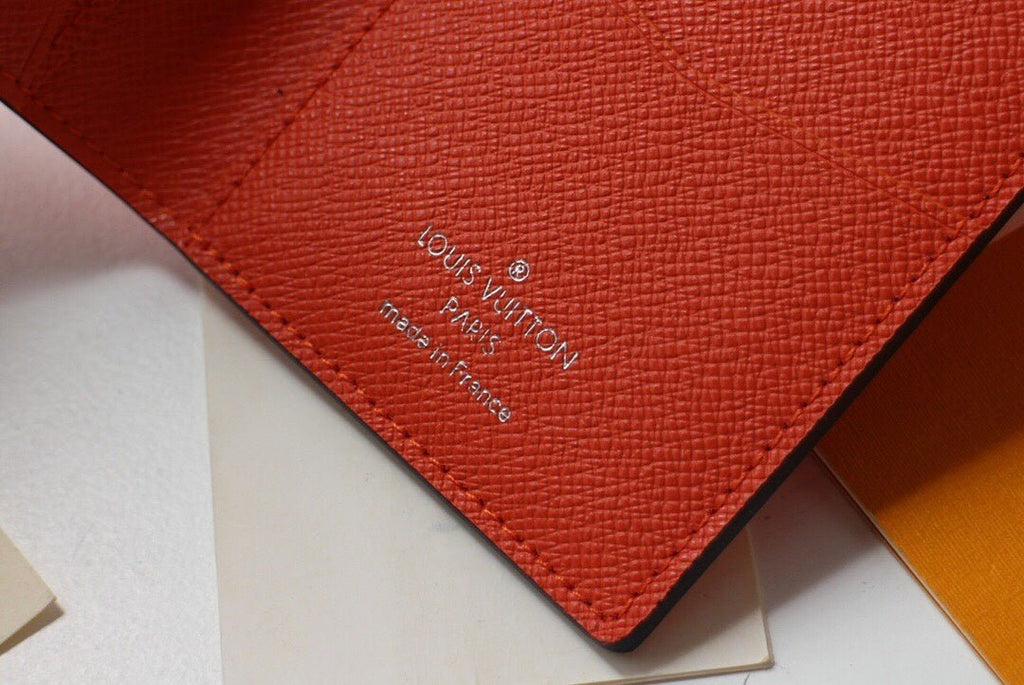 Louis Vuitton Monogram Wallet 8cm Orange