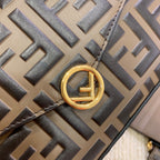 Fendi Hanld Bag 22cm Brown