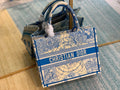 Christian Dior Book Tote 37cm Blue