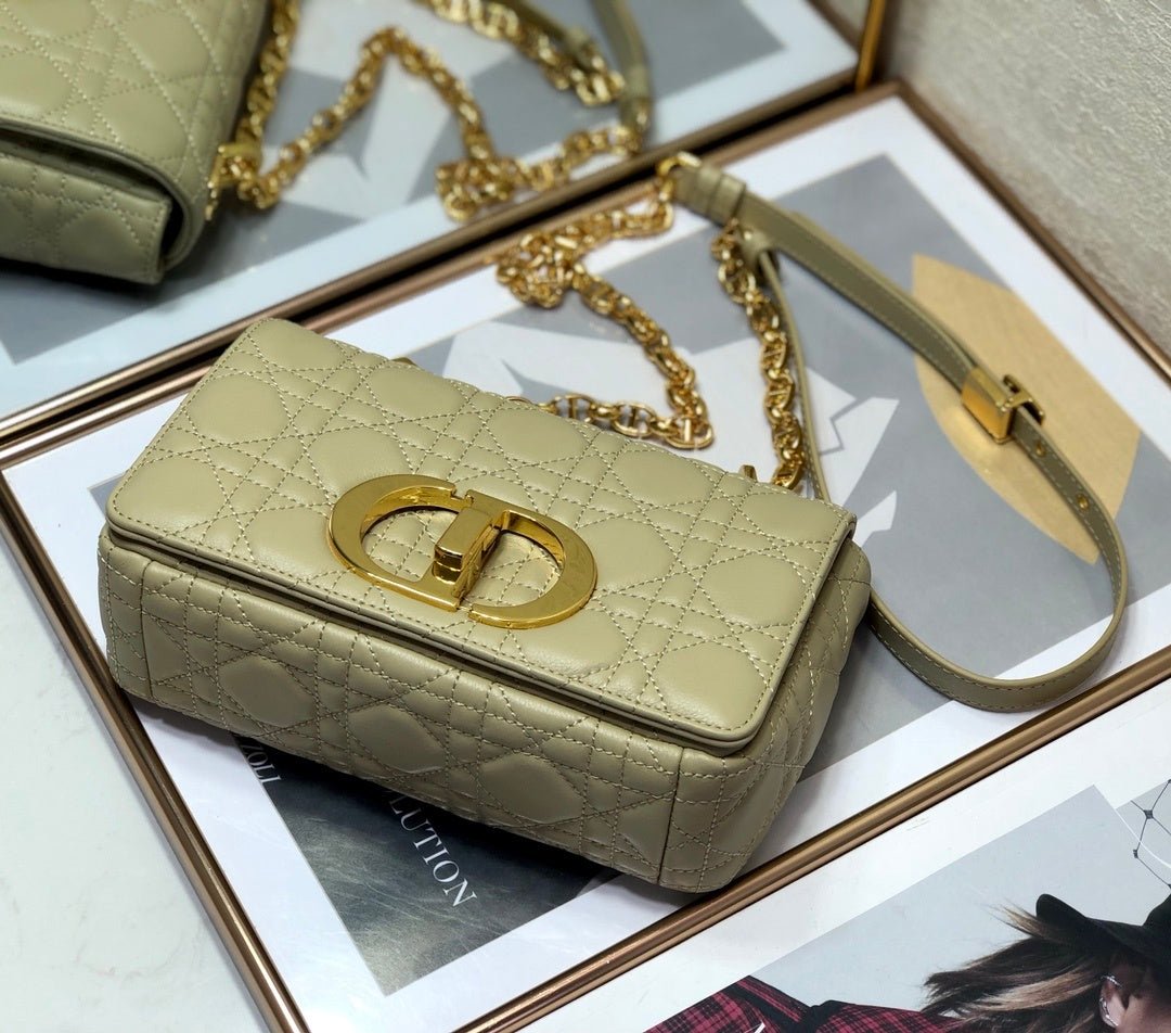 Small Dior Beige Caro Bag 20cm