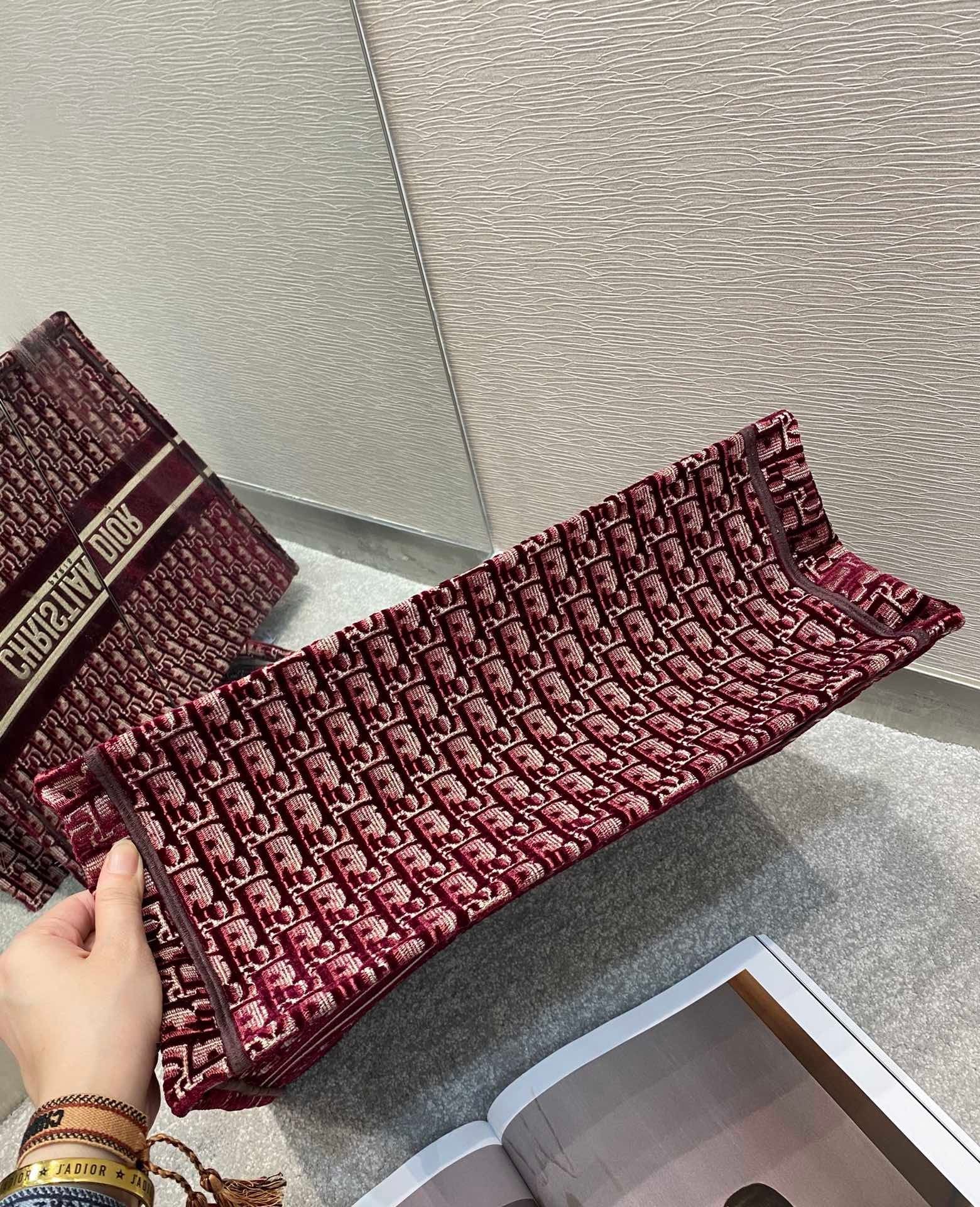 Christian Dior RedLarge Handle Bag 42cm