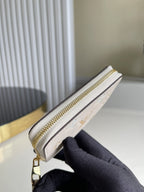 Louis Vuitton Monogram Wallet 11cm White