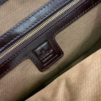 Fendi Medium Vintage Tote Handle Bag 34cm Brown