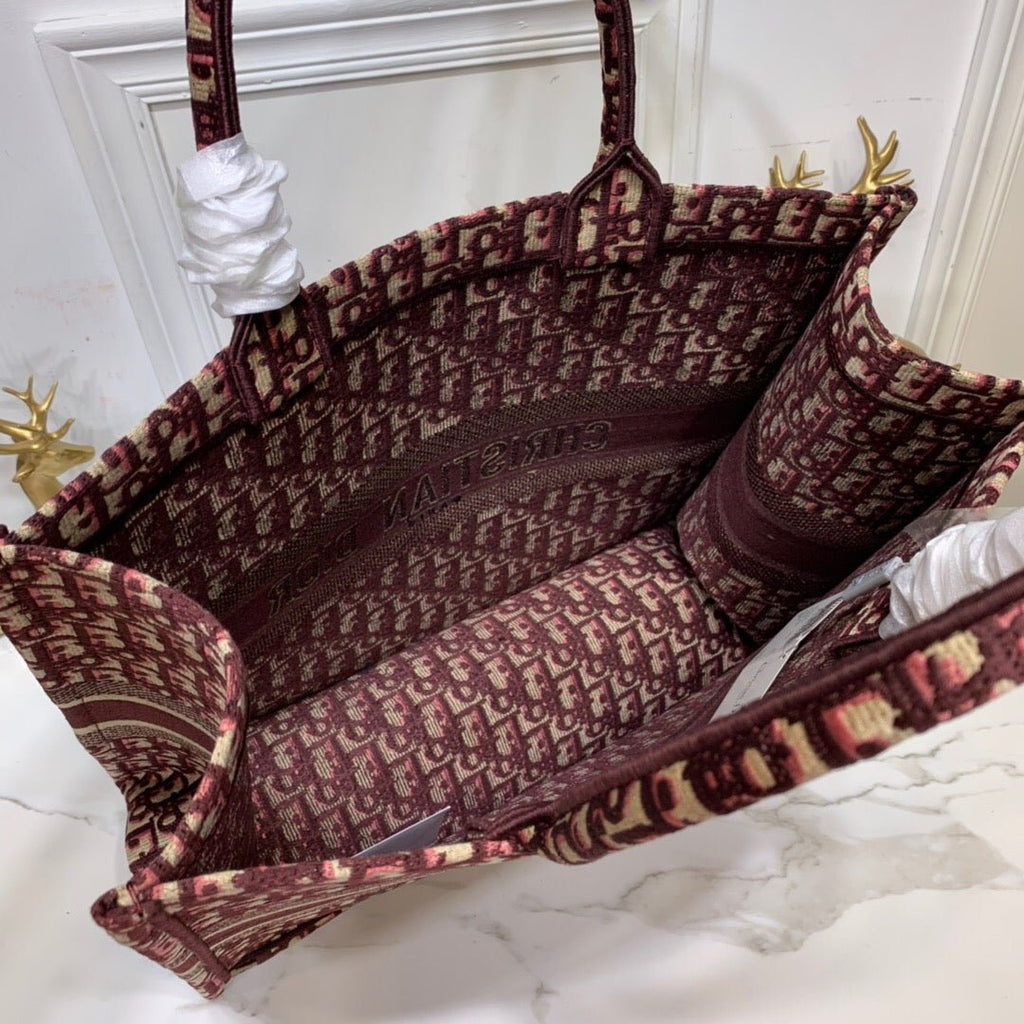 Christian Dior Book Tote 42cm Brown