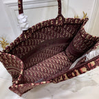 Christian Dior Book Tote 42cm Brown