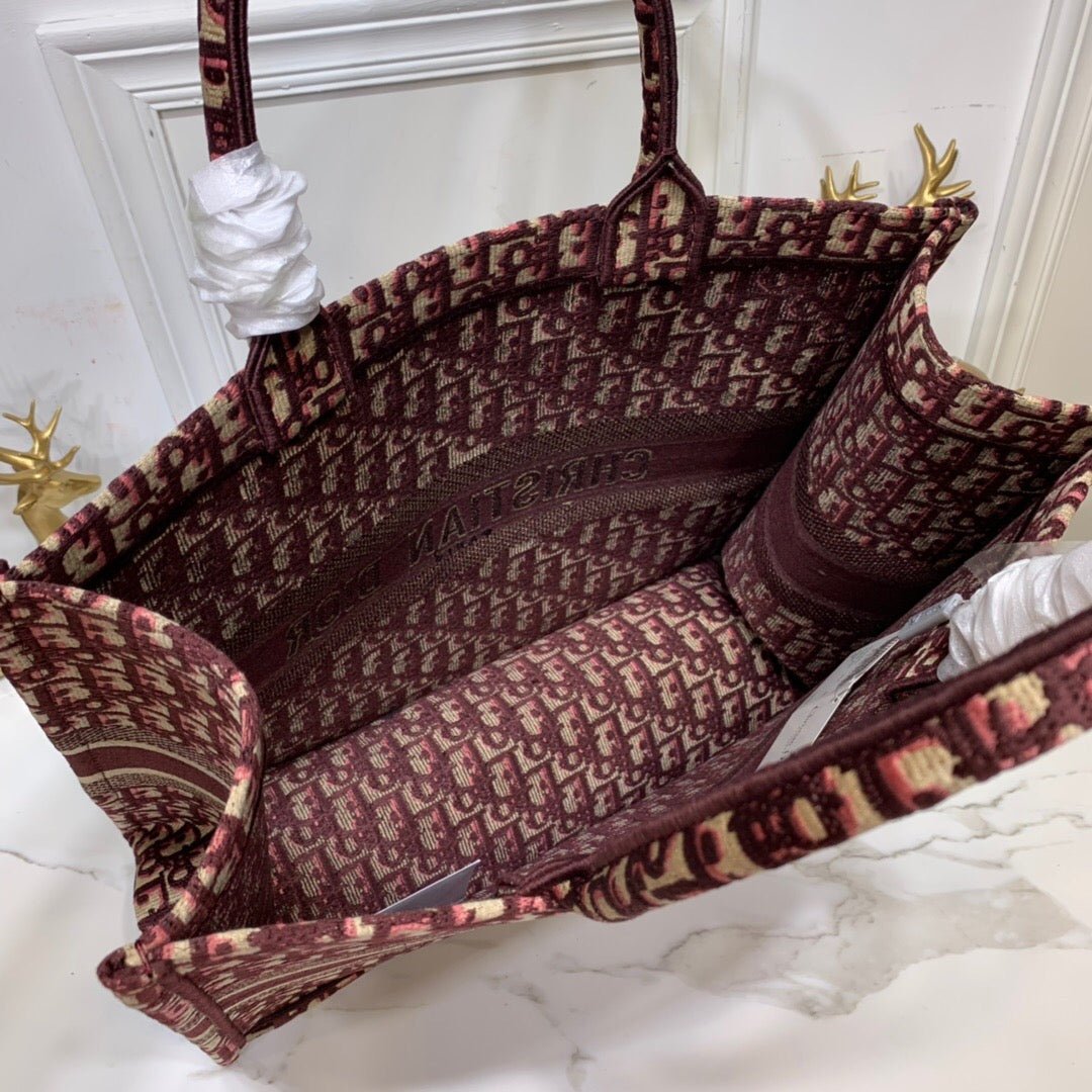 Christian Dior Book Tote 42cm Brown