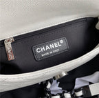 Chanel Classic Flap Bag 20cm White