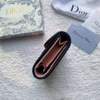Christian Dior Saddle Lotus Pink Wallet 11cm