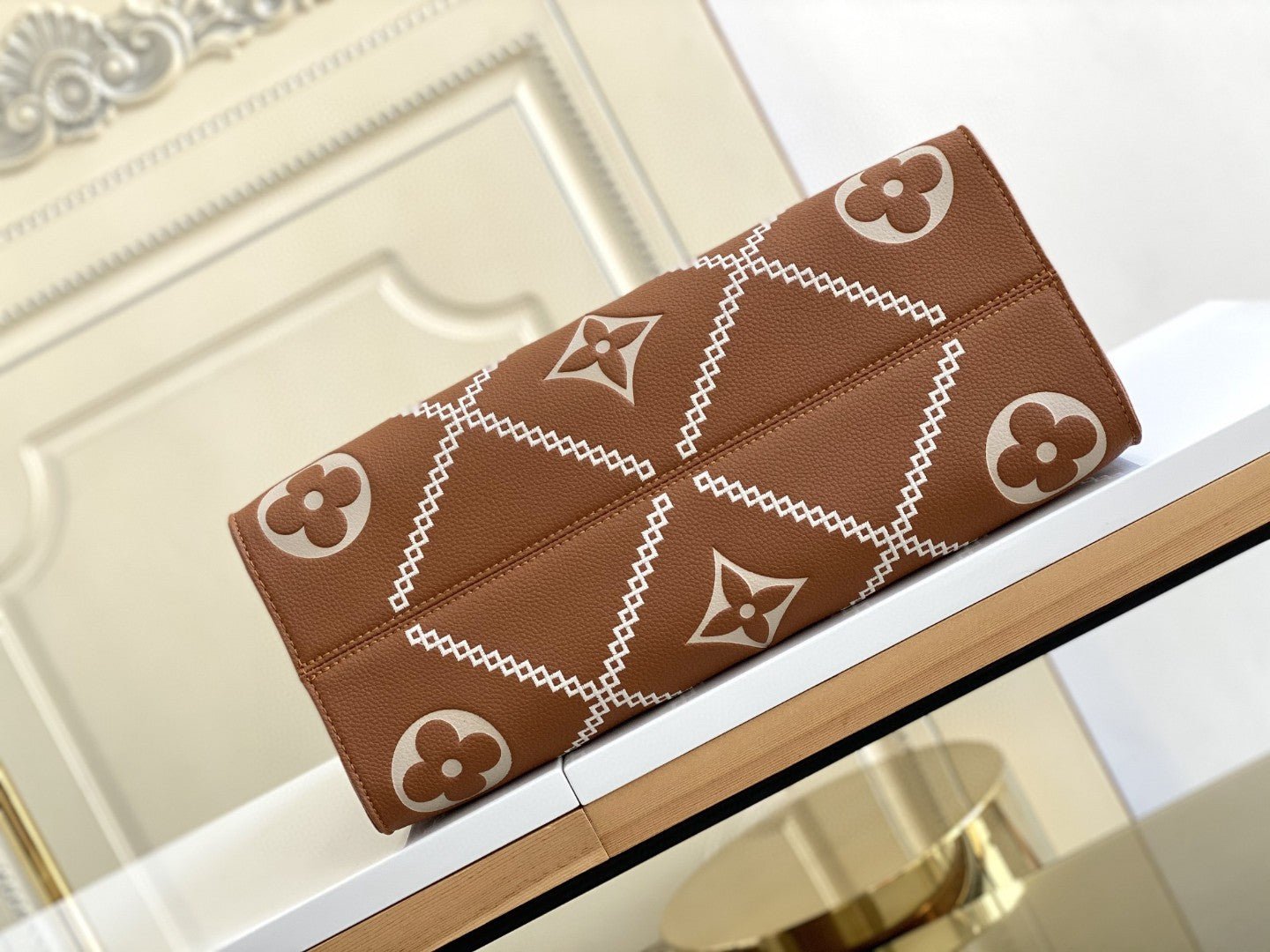 Louis Vuitton M45595 Onthego MM 35cm Brown