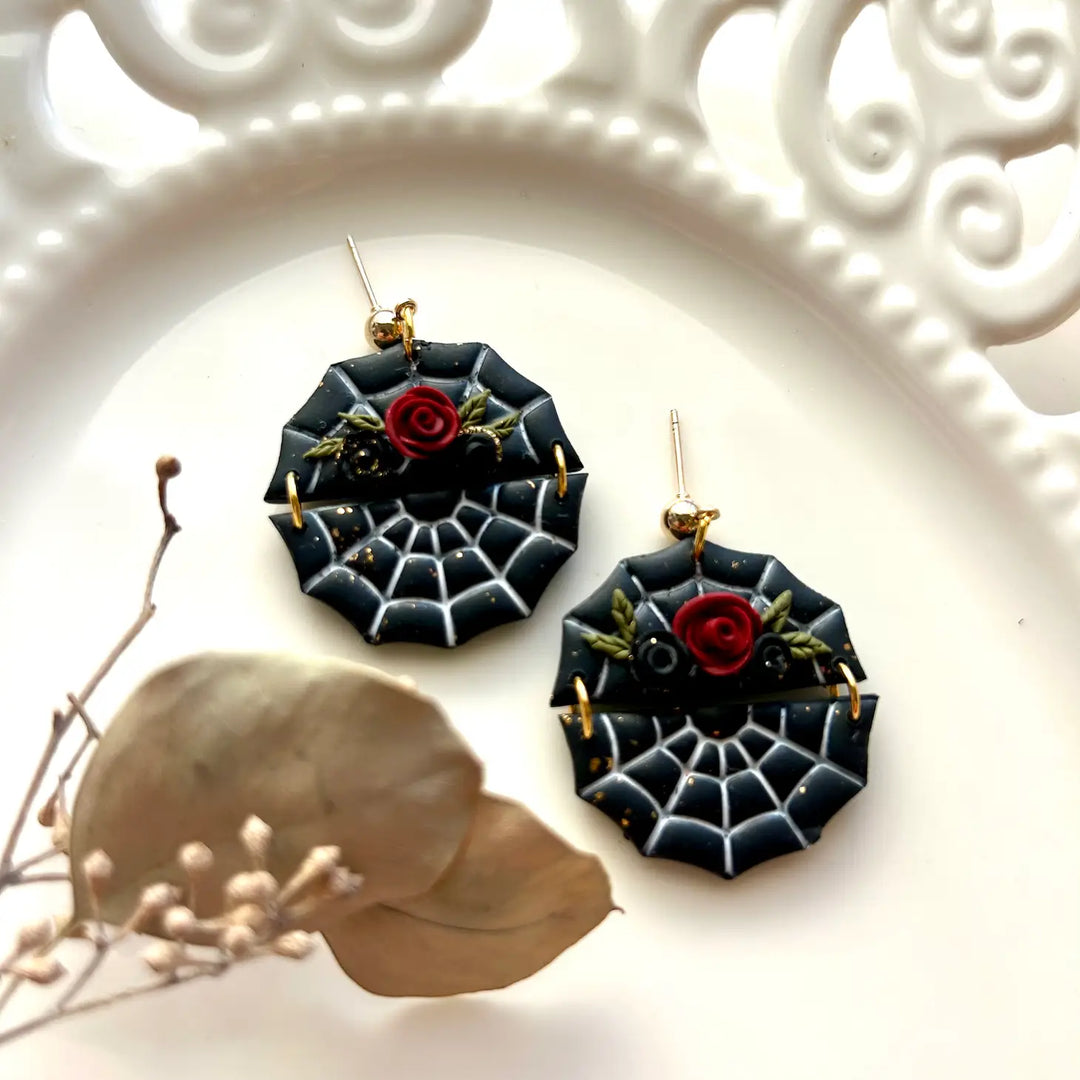 Spiderweb Earrings  |  Featured Brand