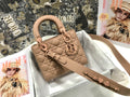 Christian Dior Beige Lady Dior My 20cm