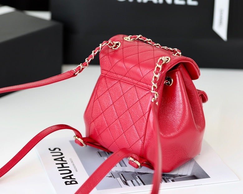 Chanel Backpack 18cm Red