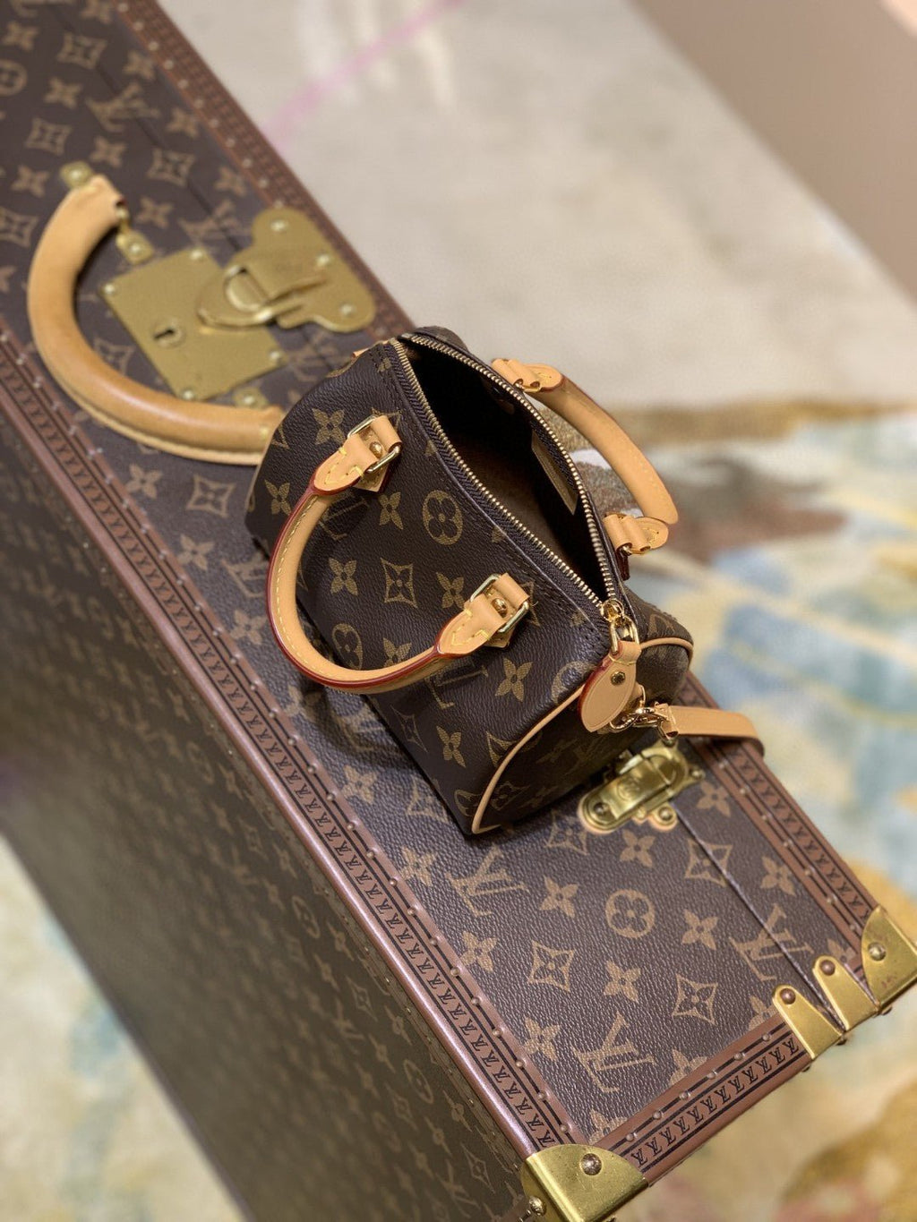 Louis Vuitton M58953 Speedy Bandoulière 16cm Brown