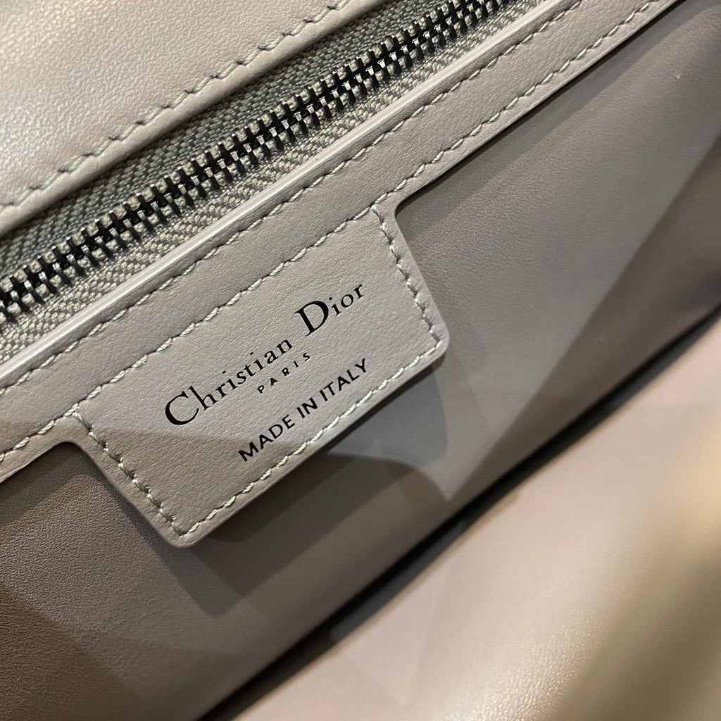 Christian Dior Medium Caro Bag 25cm Dark Grey