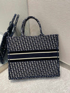 Christian Dior Blue Large Handle Bag 42cm