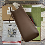 Gucci Tote Bag With Jumbo Camel And Ebony Jumbo GG Canvas For Women 14.6in/37cm ‎