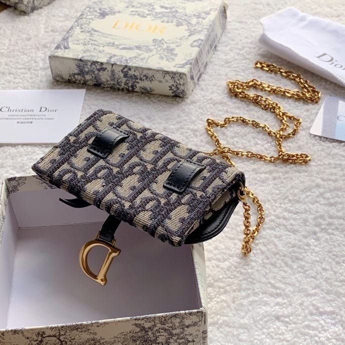 Christian Dior Crossbody Brown Bag 12cm