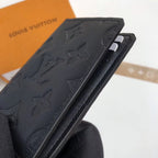 Louis Vuitton Monogram Empreinte Wallet 11cm Black
