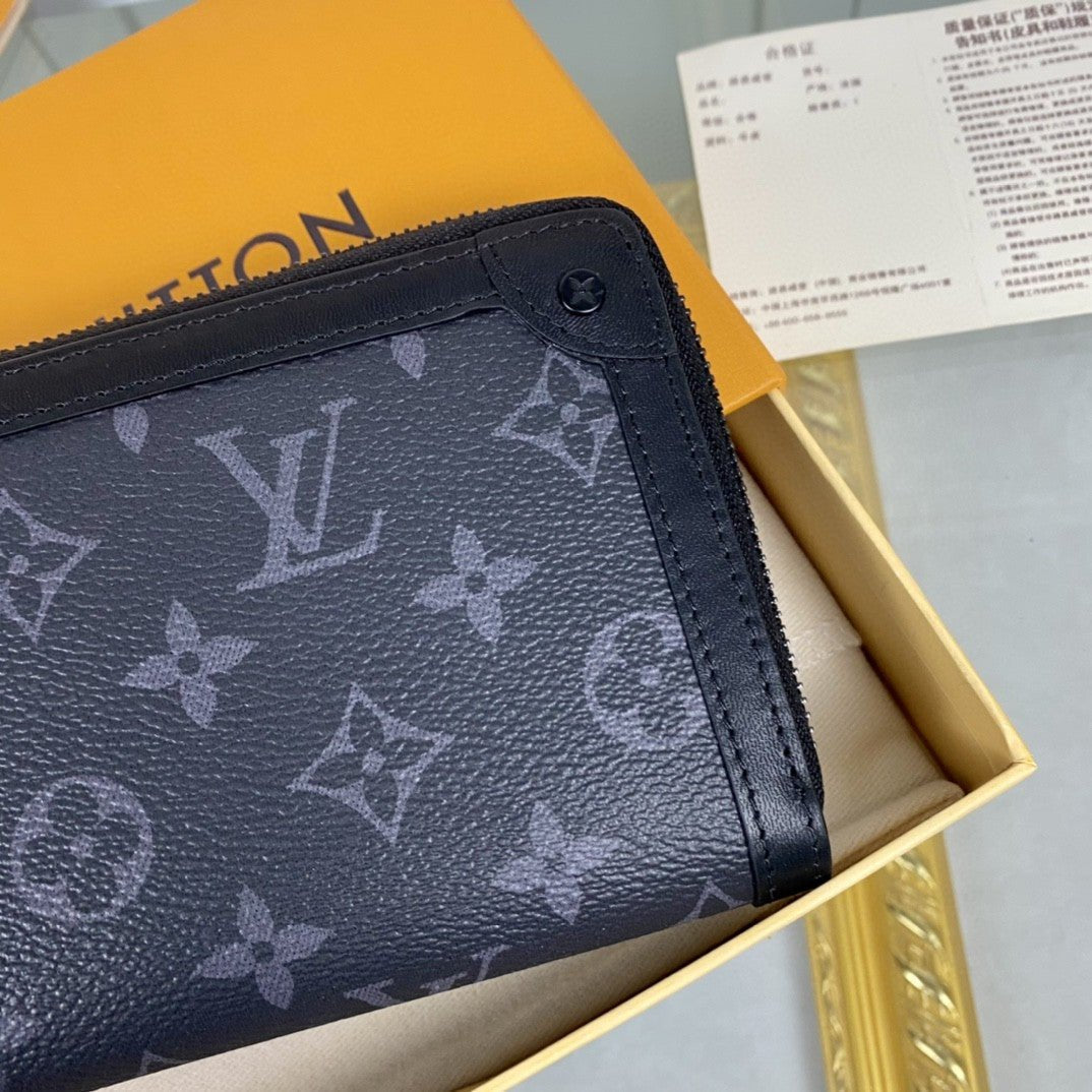 Louis Vuitton Zippy Wallet Trunk 20cm Black
