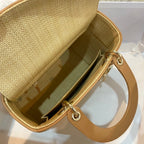 Christian Dior Medium Lady Dior Bag 24cm Brown