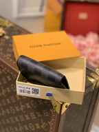 Louis Vuitton Damier Wallet 11cm Black